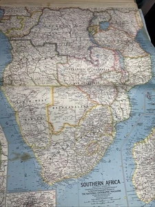 National Geographic Atlas Folio 1958, 39 VTG maps! - Picture 1 of 24