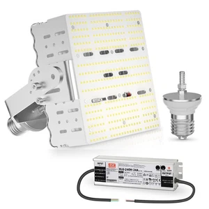 240W LED Shoebox Retrofit Kits Replace 600-800W HID/MH/HPS Parking Lot Road Lamp - Picture 1 of 8