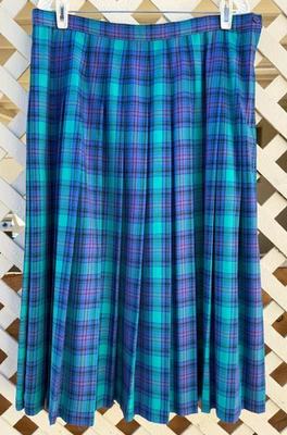 Pendleton Women's Skirt Tartan Plaid Pleated Midi Multicolor Size 18 - Image 1 of 4