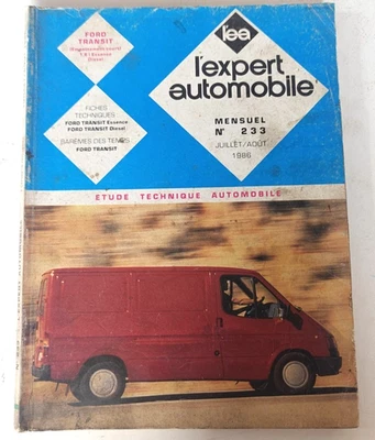REVUE TECHNIQUE FORD TRANSIT L'EXPERT AUTOMOBILE N°233 GARAGE - Photo 1/2