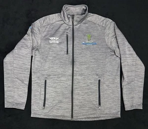 Mens Size XL Monster Energy AMA Supercross Gray Full Zip W/Pockets Jacket - Picture 1 of 7