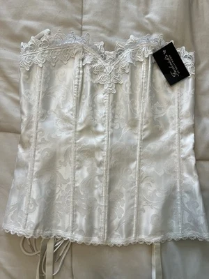 Fredericks of Hollywood Top Bustier Corset Womens White Lace Womens 36 New - Image 1 of 3