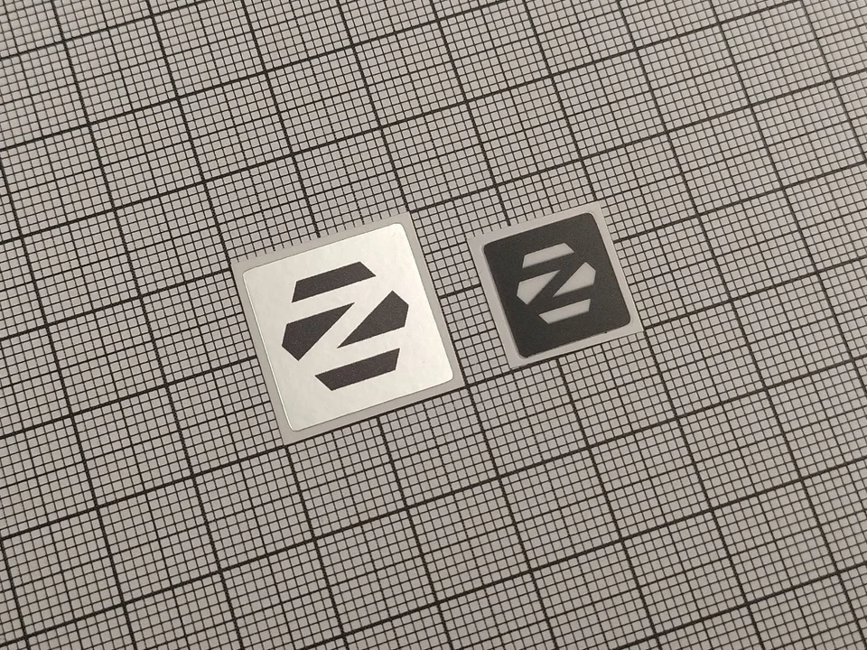 6 x Silver Zorin Linux Stickers For The Computer Case & Super Key Pack - Image 1 of 1