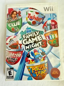 Wii Original EMPTY Game Case with Insert for Family Game Night 3 - Picture 1 of 3