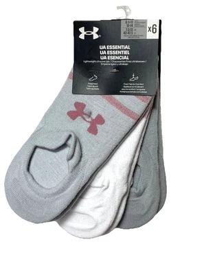Calcetines Under Armour Essential Lt Weight Ultra Low Tab, 6PK; Hombres (8.5-13), W (10-14) Foto 1 de 2