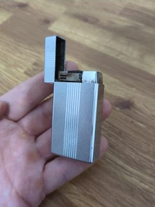 Colibri Molectric '88' Vintage Gas Lighter Working Silver Metal - Picture 1 of 4