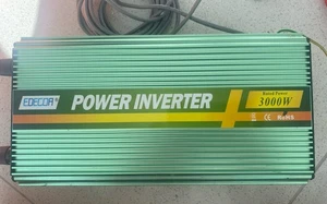 EDECOA 3000W Power Inverter DC 12V to 240V AC LCD Display, 2x 3 pin plugs, 2 USB - Picture 1 of 5