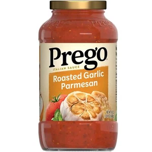 (3 Pack) Prego Italian Pasta Tomato Sauce with Roasted Garlic & Parmesan, 24 Oz - Picture 1 of 5