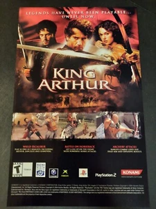 KING ARTHUR El Videojuego Keira Knightley ~ Página de Cómic Anuncio Impreso 2004 - Imagen 1 de 1