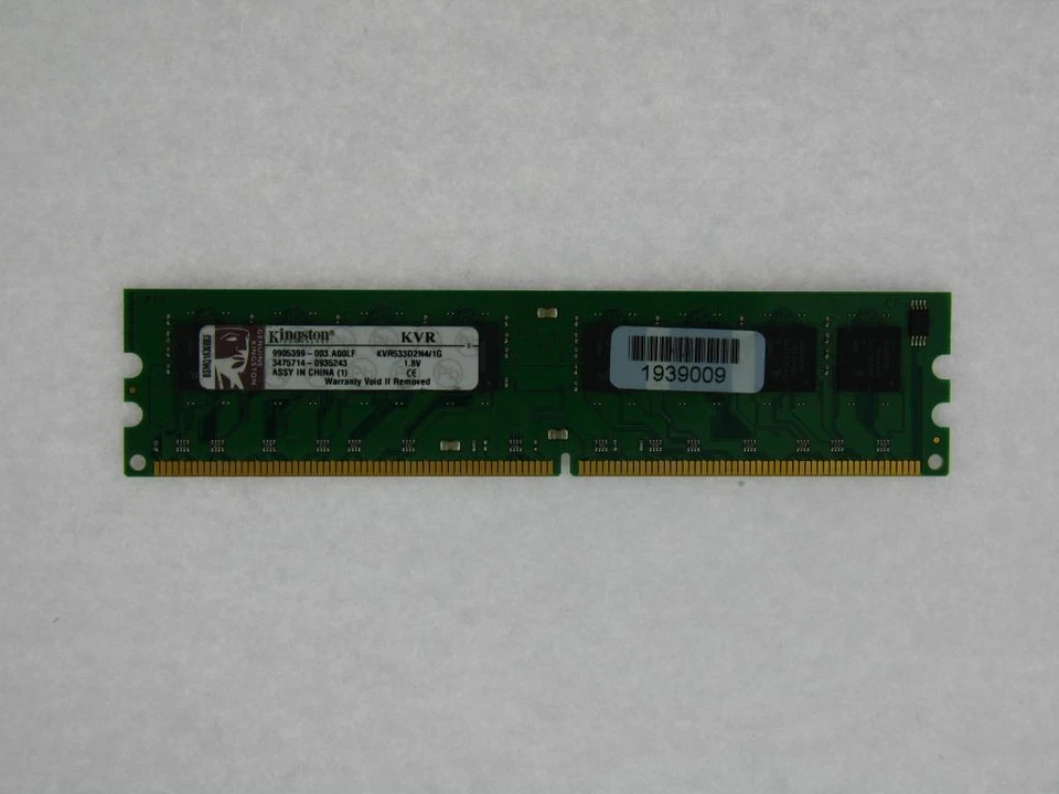 Kingston RAM 1 GB DIMM 533 MHz DDR2 SDRAM Memory (KVR533D2N4/1G) Tested - Image 1 of 1