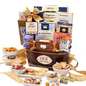 Happy Birthday Gift Basket with Chocolates & Sweets Send Happy Birthday Wishes w