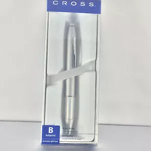 CROSS SATIN CHROME EASY WRITER BALLPOINT PEN #AT0692S-3 NO LONGER MADE! - Picture 1 of 6