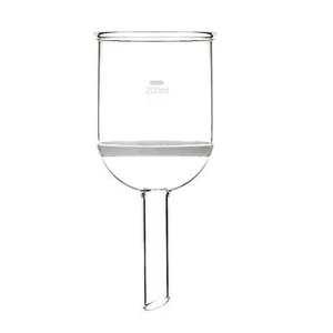 200ml Glass Buchner Funnel W/Glass Coarse Filter Straight Tube Lab Glassware - Picture 1 of 1