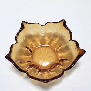 Plato vikingo ámbar flor vintage - Imagen 1 de 8