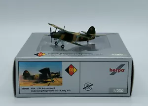 HERPA 555029 - NVA Antonov An-2, VFS VS-14, Black 455 - 1/200 Model - Imagen 1 de 9