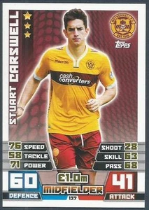 TOPPS MATCH ATTAX SPL 2014-15- #137-MOTHERWELL-STUART CARSWELL - Picture 1 of 1