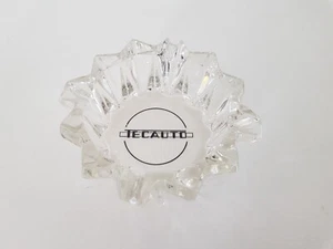 Cendrier en verre Publicitaire Automobile "TECAUTO" tec auto - Imagen 1 de 12