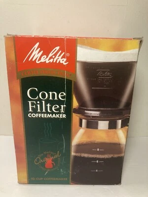 Melitta 10 Cup Filter Drip Coffee Brewing System Manual Cone Filter Coffeemaker - Image 1 of 4