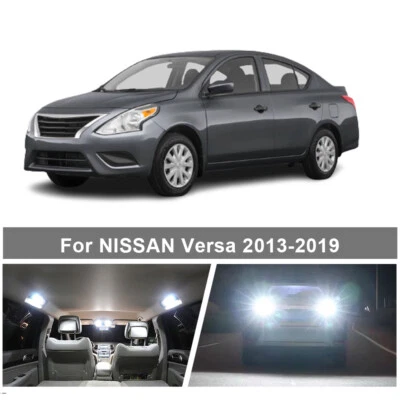 LED Light Interior Package Kit + Reverse Backup Bulbs For Nissan Versa 2013-2019 - Image 1 of 4