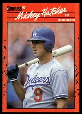 1990 Donruss Mickey Hatcher Los Angeles Dodgers #439