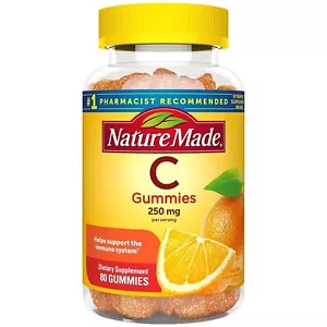 Nature Made Vitamin C Adult Gummies Tangerine, 80 Count - Picture 1 of 1