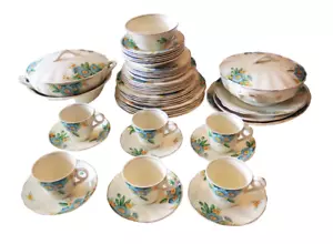 Stunning Grindley Creampetal Frank Buckley Art Deco 1930's Dinner Set 49 Pieces - Picture 1 of 9