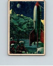 (HCW) 1951 Bowman Jets Rockets Spacemen #15 On the Moon V10164