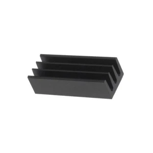2X ICKSMDA17SA Radiator: geprägt schwarz L: 17mm W: 6,3 mm H: 4,8mm 51K/W FISCHE - Picture 1 of 1