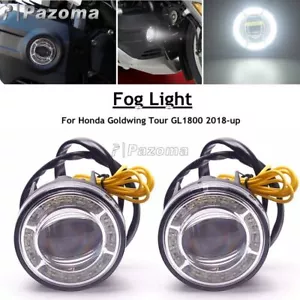 For Honda GL 1800 GoldWing 1800 Gold Wing Strobe LED Fog Lights Attachment Kit - Picture 1 of 10