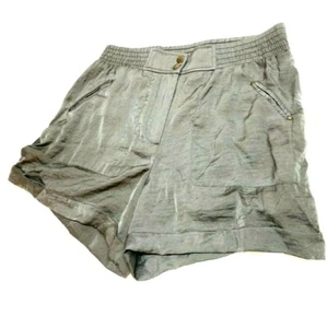 Pantalones Cortos Harlowe & Graham Verde Sedoso Oliva Talla Pequeña Nuevos con Etiquetas ($29.99) - Imagen 1 de 6