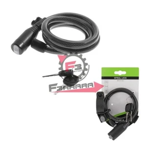 653.588002921 Verrou À Câble 6X800 Spirale Noir - Picture 1 of 1