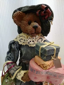 Boyds Crumpelton Bear 12 Inch Retired Grace Z QVC Exclusive Beartique Shopping - Picture 1 of 12