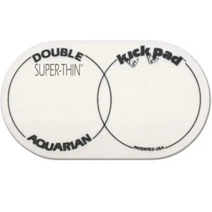 Aquarian Super Thin Double Kick Pad STKP2 Bass Drum Patch - Picture 1 of 4