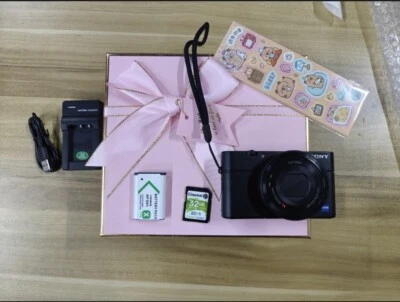 90%NEW-Sony RX100 20.2 MP 3.6 x Compact Digital Camera w/Charger & Card&Battery - Image 1 of 4