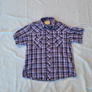 Wrangler Western Moda Snap Perla Camisa Hombre XL - Imagen 1 de 9