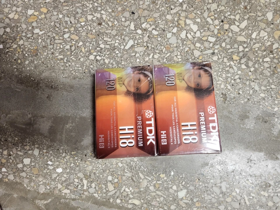 VHS de 120 minutos Hi8 calidad premium tdk para todos los digitales y videocámaras Foto 1 de 2