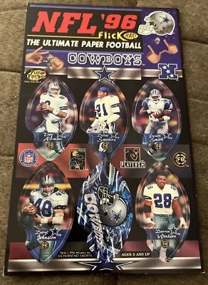 NFL '96 Flick Ball  Dallas CowboysAIKMAN, SANDERS, SMITH Moose Woodson - Image 1 of 2