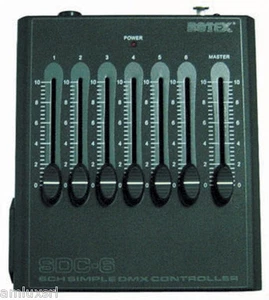HANDSTEUERGERÄT DMX BATTERIEBETRIEBEN SDC 6 KANÄLE BOTEX LED LICHTEFFEKT DIMMER - Bild 1 von 1