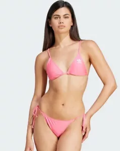 Adidas Adicolor Tri-stripe Triangle Bikini Pink XL NWT - Picture 1 of 11