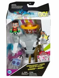 Teen Titans Go Screen Scenes Cyborg Robin Figure Pack - Picture 1 of 5