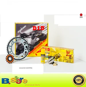 KIT TRASMISSIONE CATENA CORONA PIGNONE DID SUZUKI SV 650 1999 2010 - Foto 1 di 2