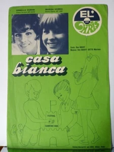 Casa bianca Spartito ORNELLA VANONI MARISA SANNIA Festival Sanremo 1968 - Foto 1 di 1