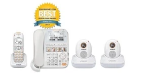 Vtech Careline Plus SN6197 SN6147 Home Safety Senior Telephone System w 2 SN6167 - Picture 1 of 1