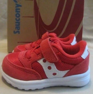 Zapatillas Saucony Baby Jazz Infantil Talla 4 Anchas Rojo Blanco Nuevas Con Caja Foto 1 de 3