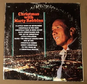 Christmas with Marty Robbins by Columbia Records 33rpm VINYL LP Record - Picture 1 of 3