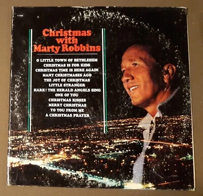 Christmas with Marty Robbins by Columbia Records 33rpm VINYL LP Record - Image 1 of 3