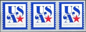 PATRIOTIC NONPROFIT by AP Dated 2017 MNH Strip of 3 Scott's 5172 - Picture 1 of 2