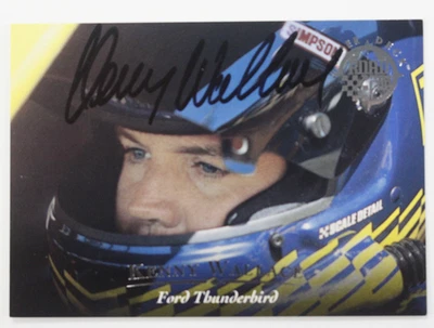 1996 Upper Deck Road To The Cup Autographs Kenny Wallace #H20 - Image 1 of 2
