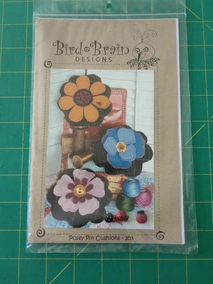 Bird Brain Designs Patterns - Posey Pin Cushions  #203 Robin Kingsley 2005 - Image 1 of 4