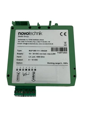 Novotechnik MUP 080-111/054220 Linear Position Sensor - Image 1 of 4